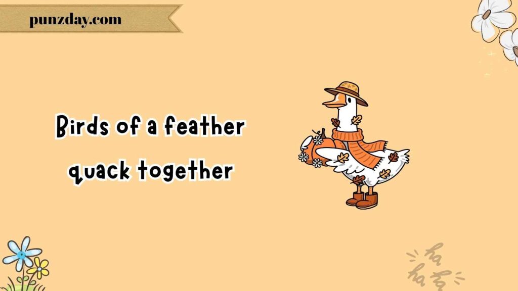 Animal Friends Duck Puns