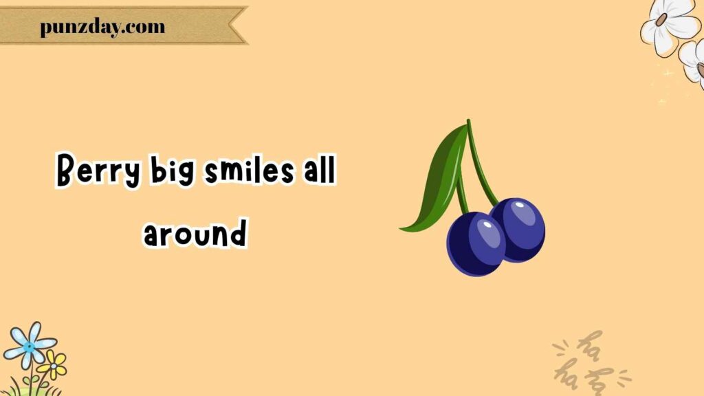 Funny Blueberry Puns for Kids