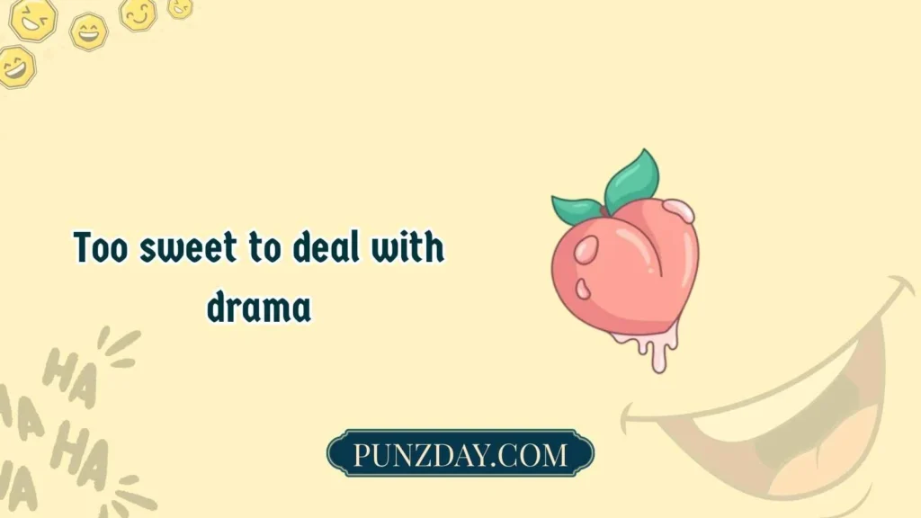 Funny peach puns one liners