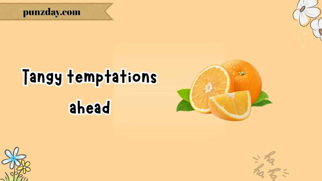 Orange Puns for Foodies
