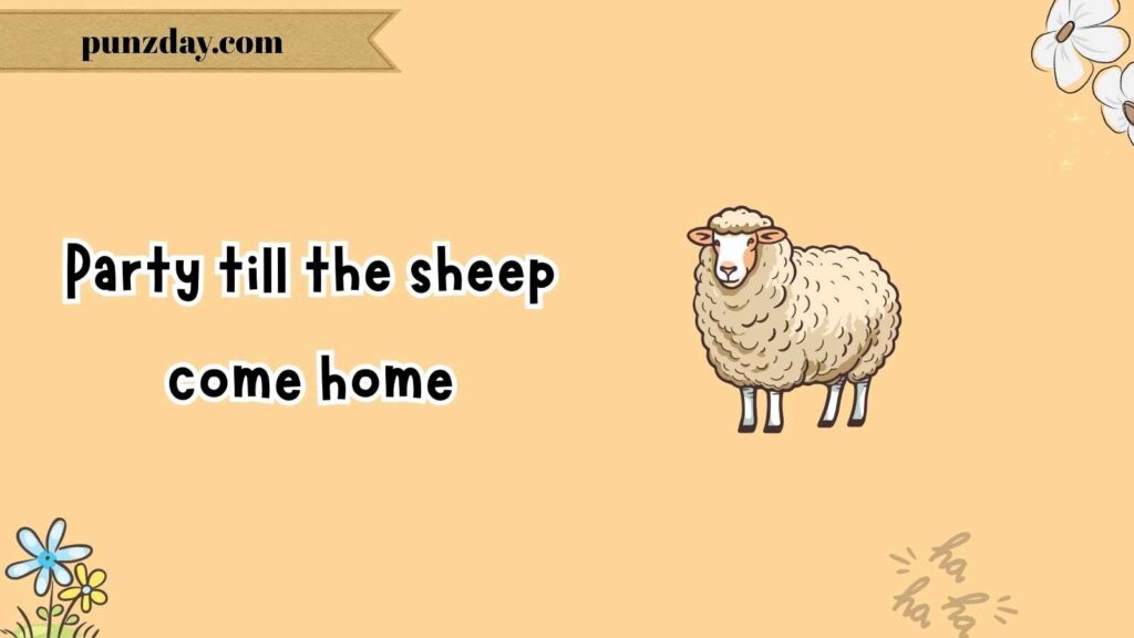 Party & Celebration Sheep Puns