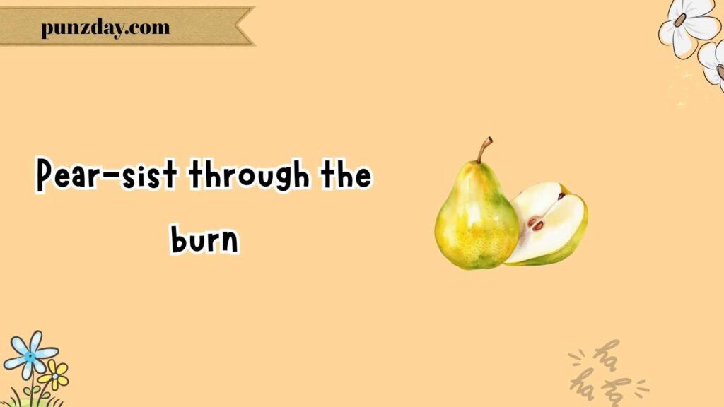 Pear Puns for Fitness Fans