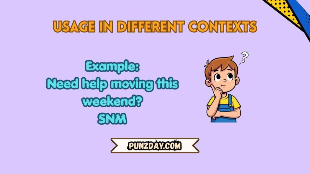 Usage in Different Contexts