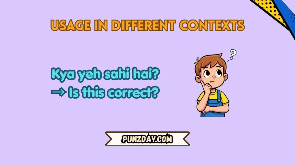 Usage in Different Contexts