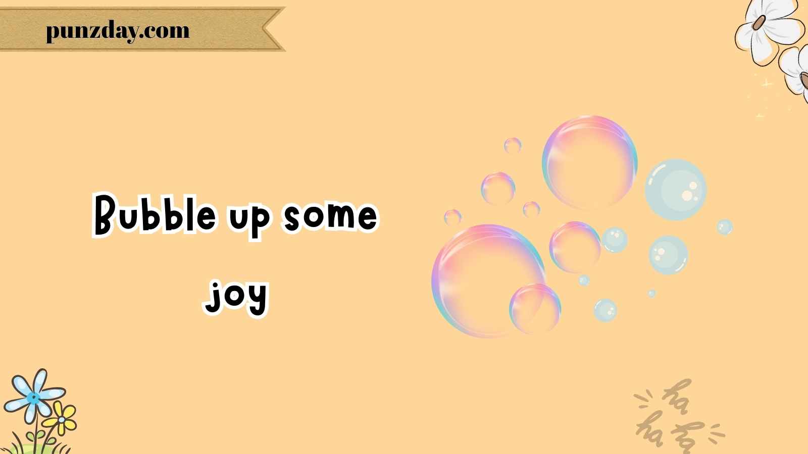Bubble puns