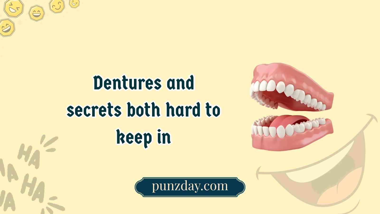 denture puns