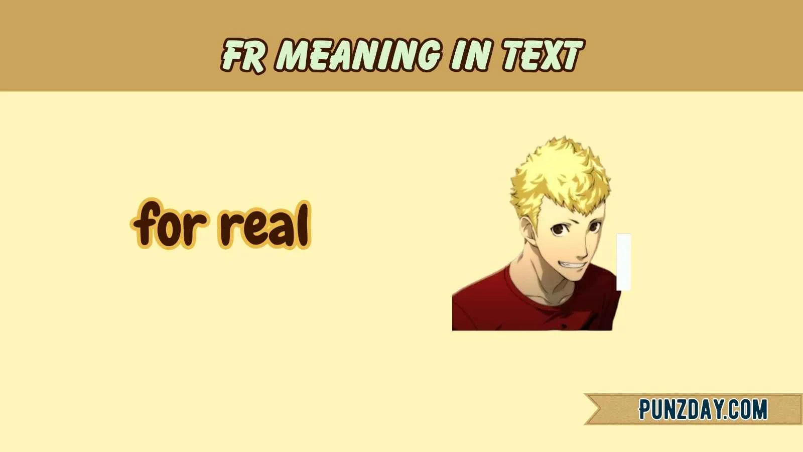 fr meaning in text