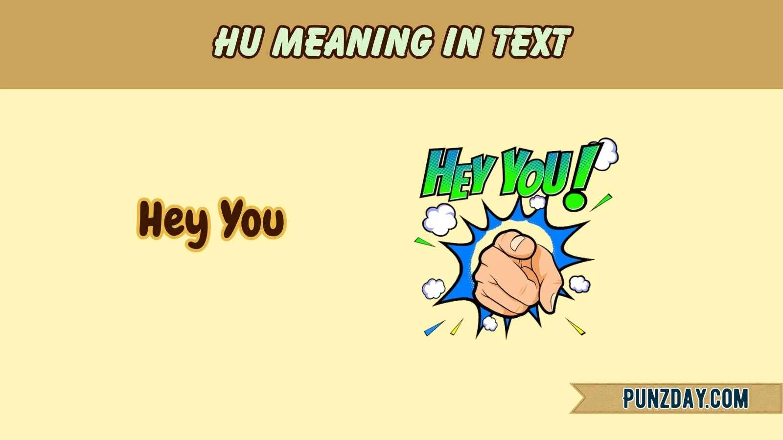 HU Meaning in Text