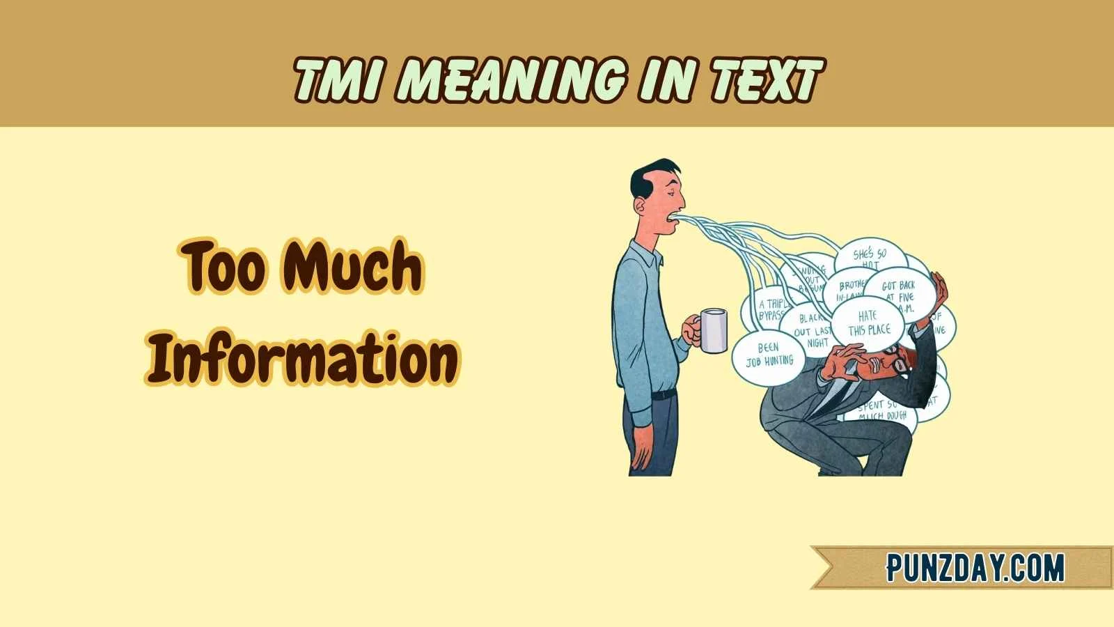 tmi meaning in text