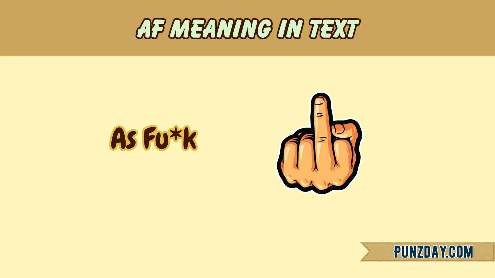 af meaning in text