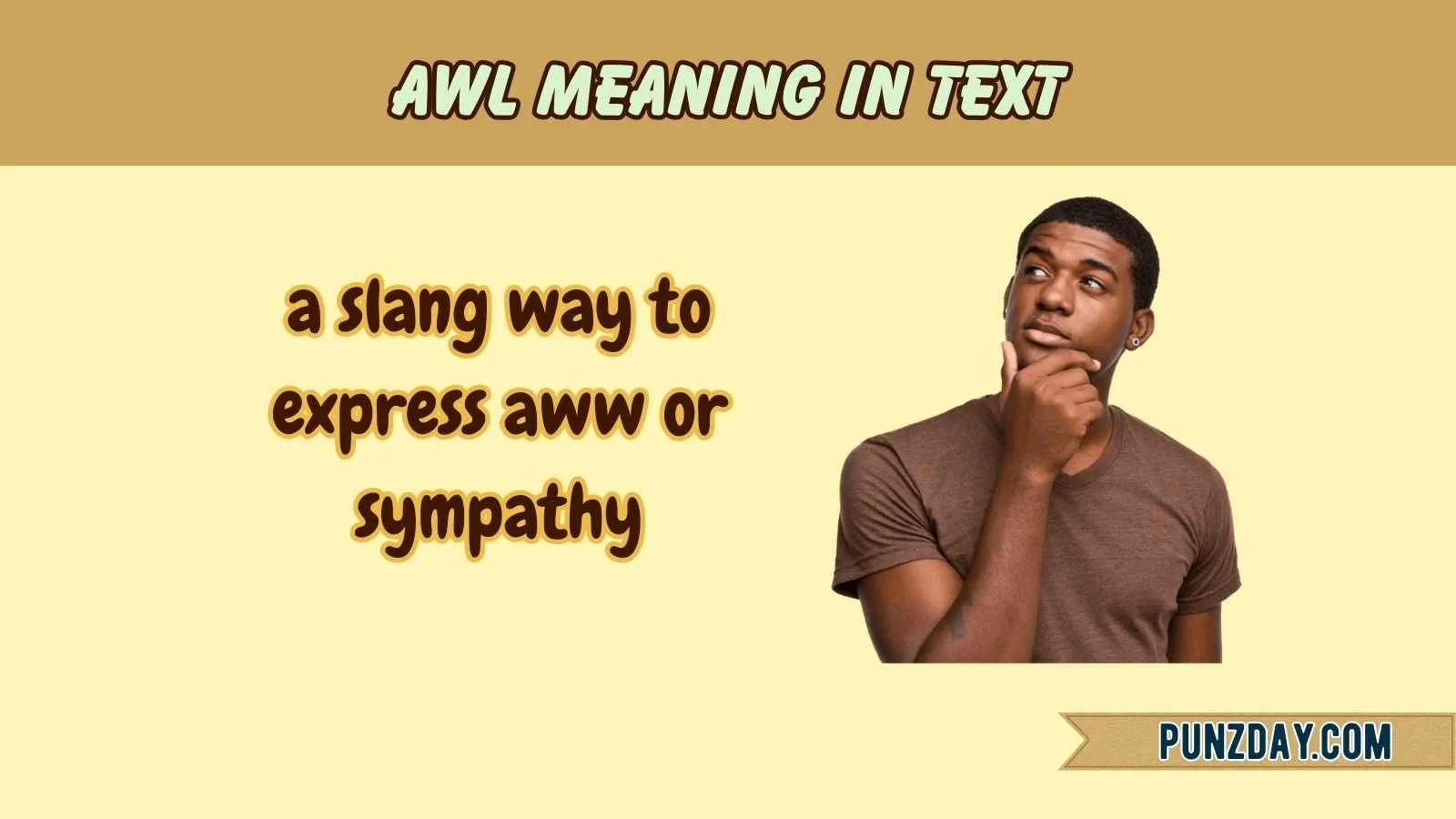 awl meaning in text