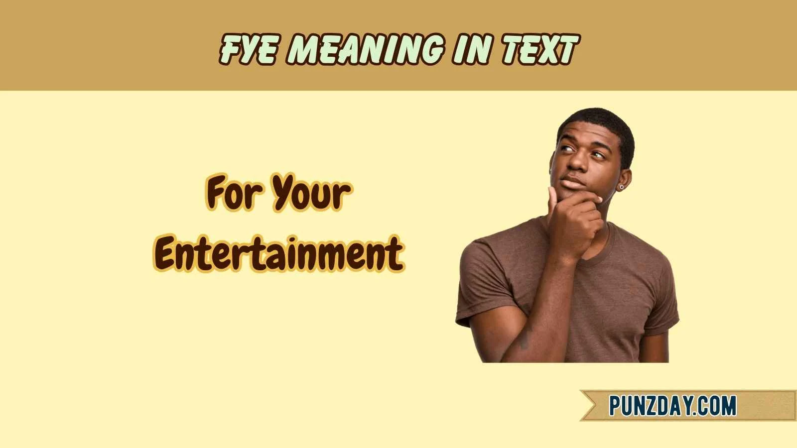 fye meaning in text