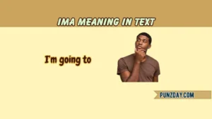 ima meaning in text