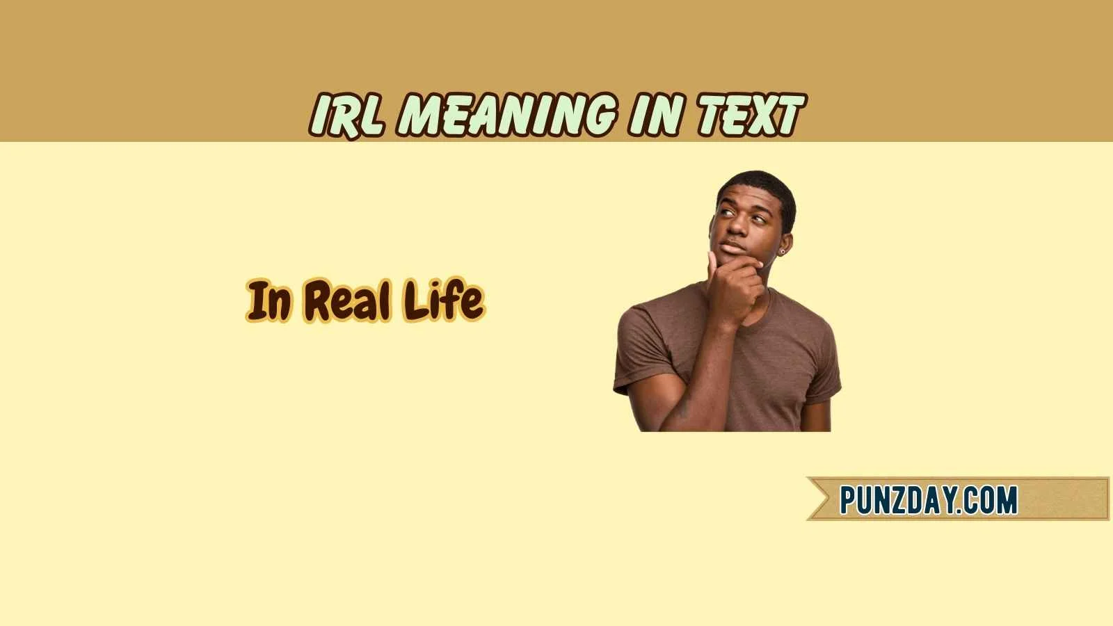 irl meaning in text