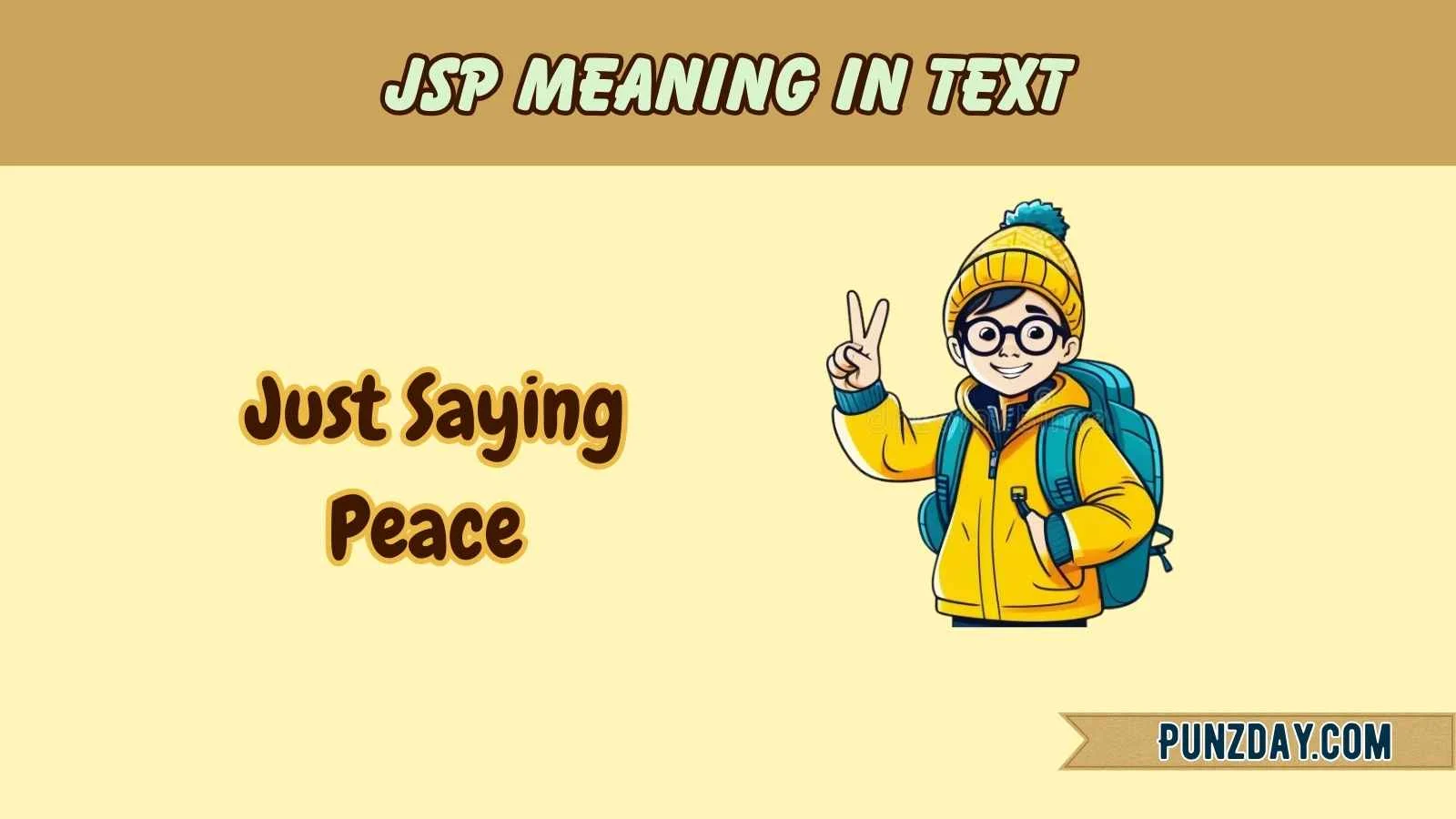 jsp meaning in text