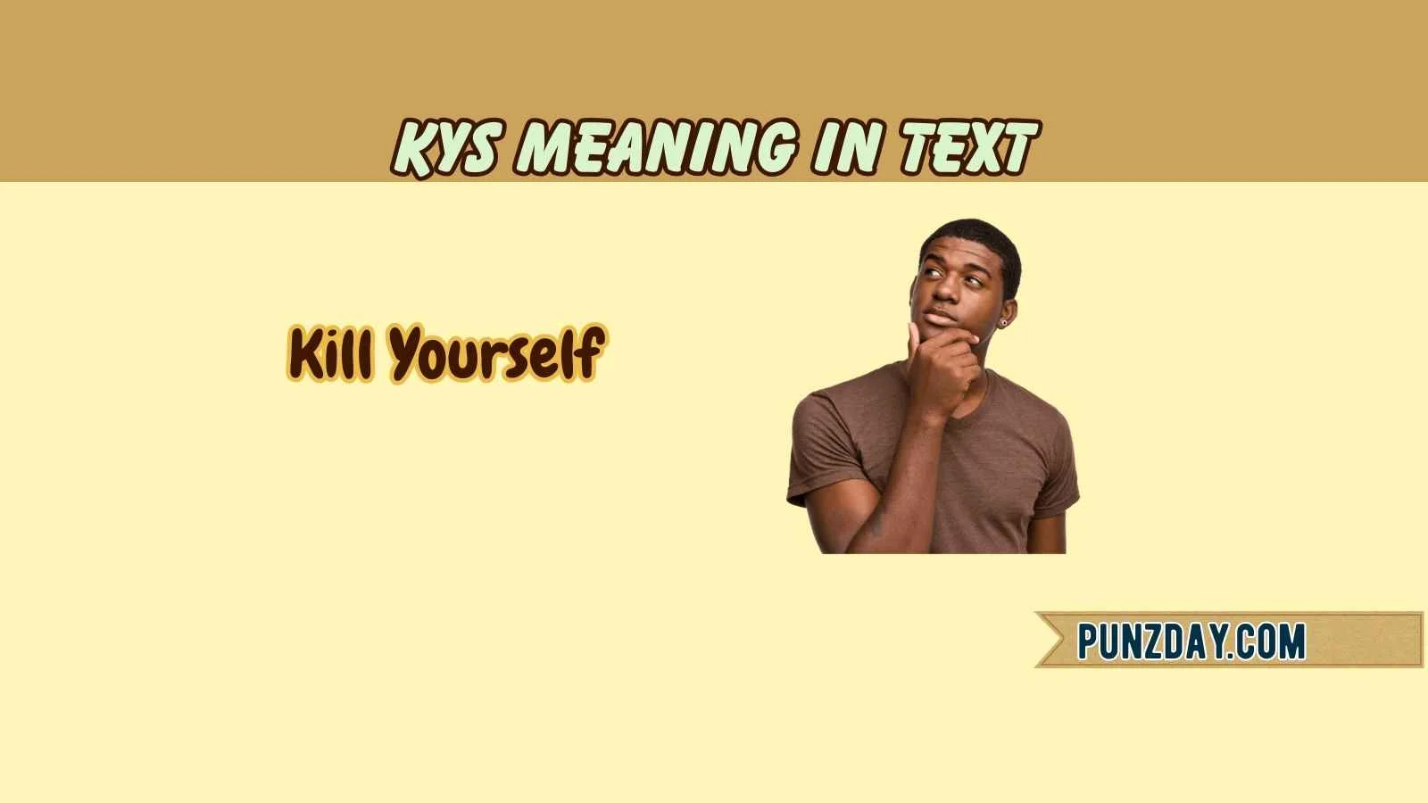 kys meaning in text