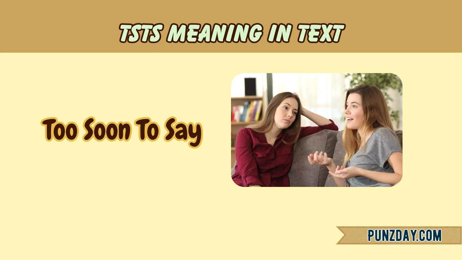 tsts meaning in text