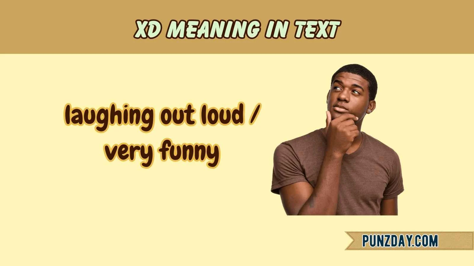 xd meaning in text