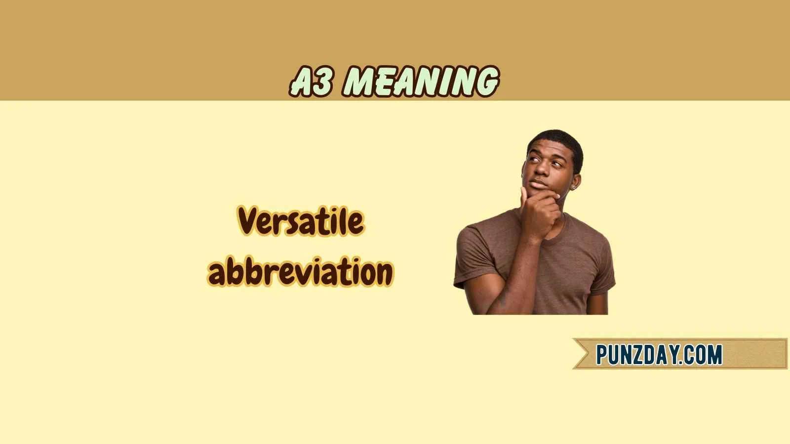 a3 meaning