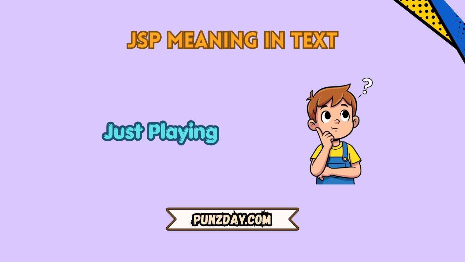 jsp meaning in text