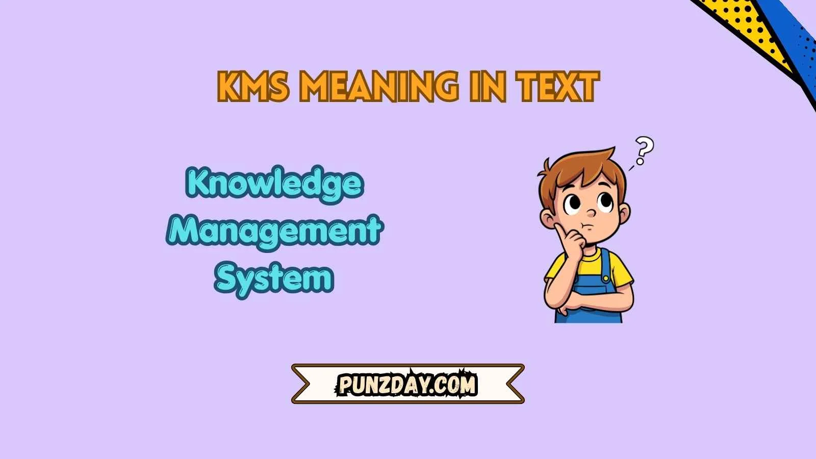 kms meaning in text