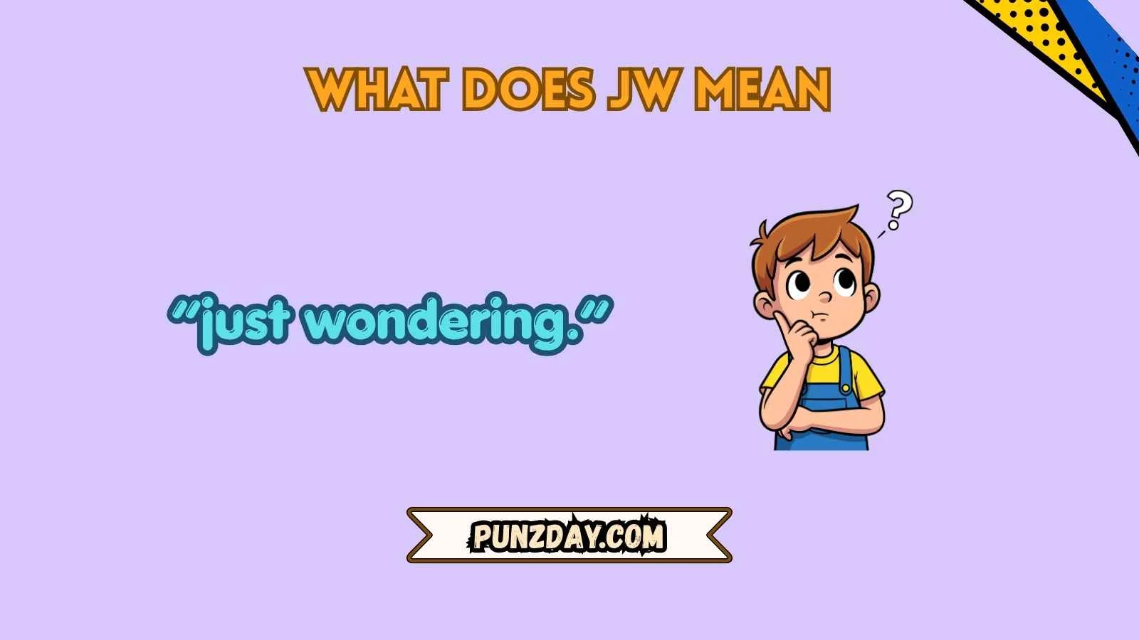 what does jw mean