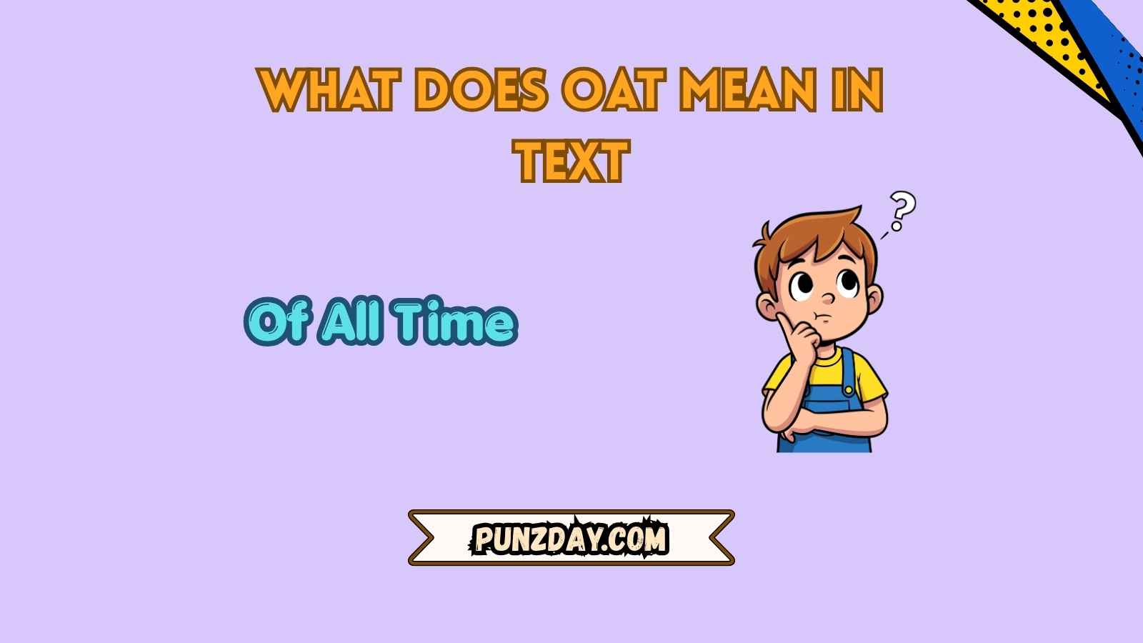 what does oat mean in text