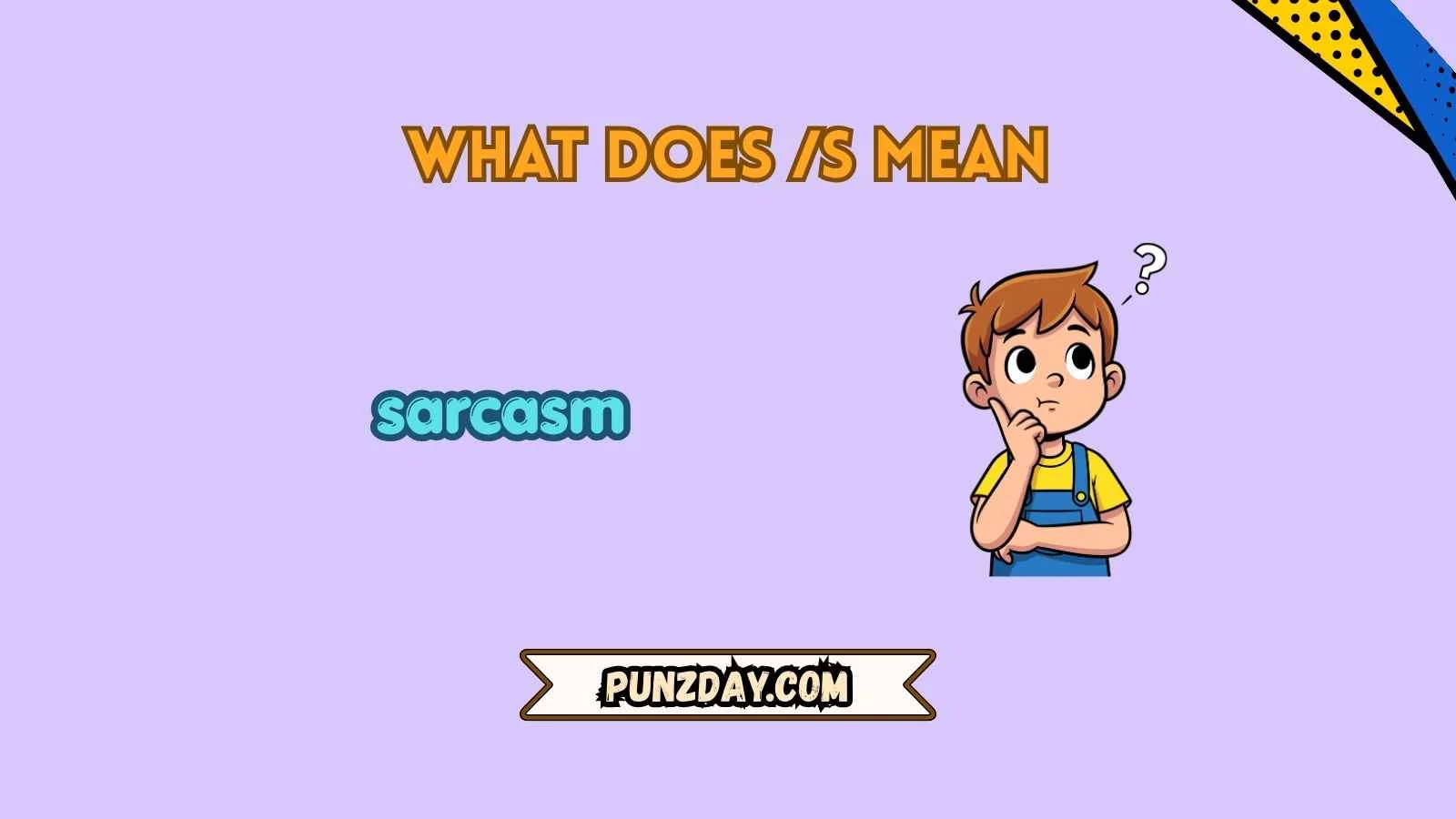 what does /s mean