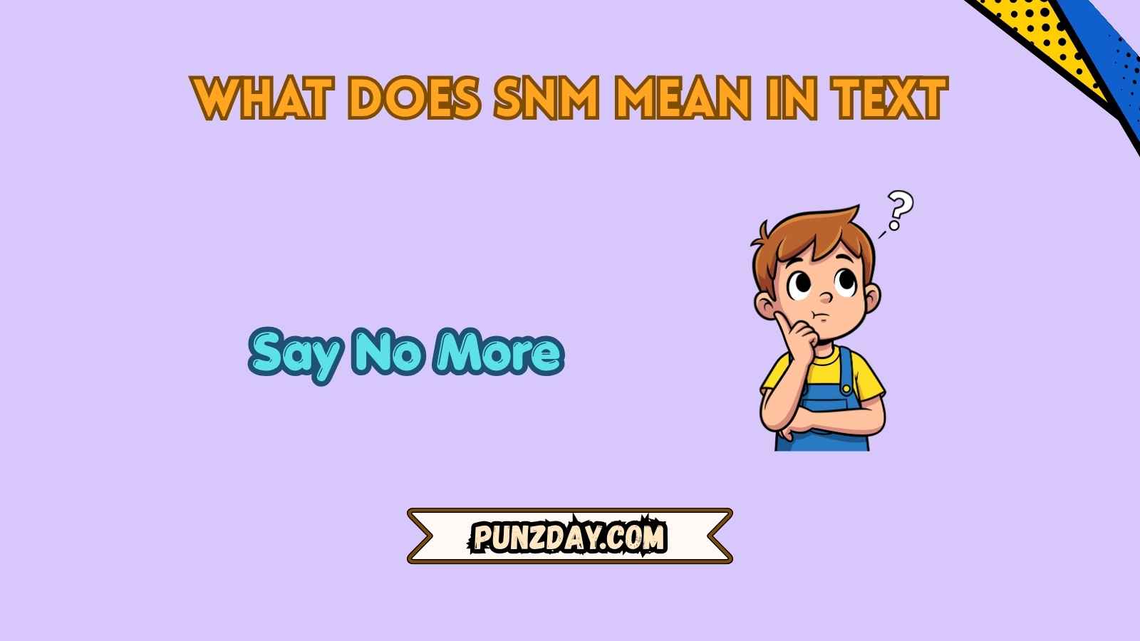 what does snm mean in text