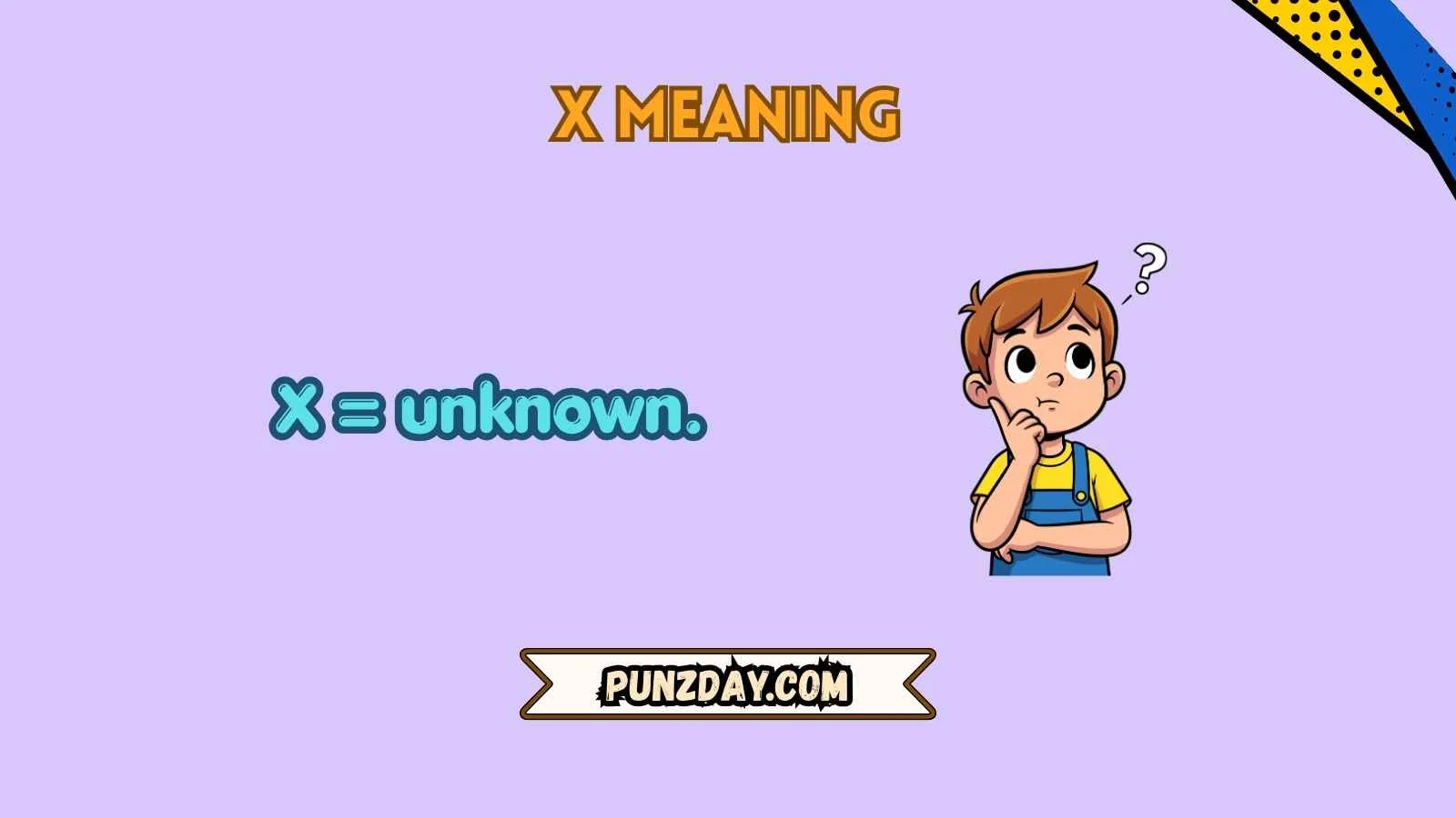 x meaning